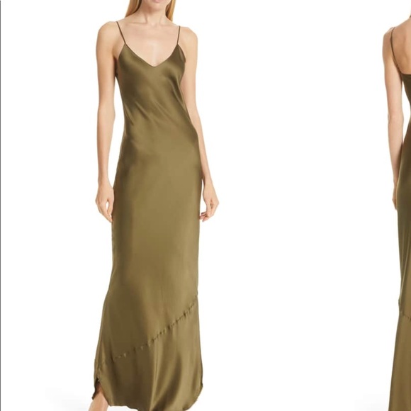 Nili Lotan green silk dress, TAGS ON - Picture 2 of 6